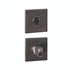Intersteel WC-sluiting verdekt 53x53x6mm met stift 6-8mm PVD Antraciet