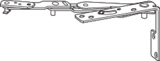 Roto axerarm draai & klep Designo-1 links 9/20 - 391907
