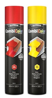 Rust-Oleum deklaag - CombiColor® - lichtgrijs - hamerslag - 0.4l - spuitbus
