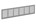Nedco ventilatiestrip aluminium 300 x 80mm F1