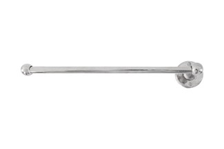 Dauby toiletrolhouder enkel - Pure Plus - wit brons - 350 mm - links