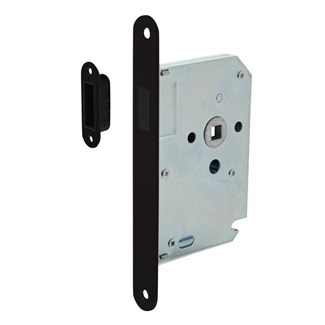 Intersteel magneet loopslot - doornmaat 50 mm - voorplaat afgerond - mat zwart