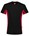 Tricorp T-shirt Bi-Color - Workwear - 102002 - zwart/rood - maat XS