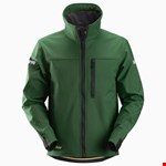 Snickers Workwear 1200 Softshell werkjas bosgroen/zwart - maat M