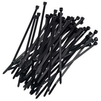bundelbanden   141 x 3.6mm (100x) TY125-40X  zwart