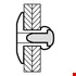 Blindklinknagel GBK - Alu/Staal 1033 - 4.8x18x16mm - 250st