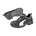 Puma werkschoenen - 64072 - S3 kruipneus laag - zwart - maat 46 