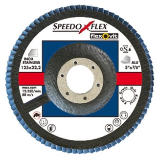 Flexovit vlaklamellenschijfje - SP FLD FDTF - 115 x 22 mm - P120 - 2661808207