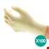 Ansell MICROFLEX® 63-864 latex wegwerphandschoenen (100x) naturel - poedervrij maat 7/S