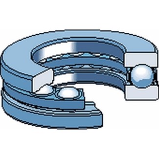 SKF Kogeltaatslager 51117 Skf