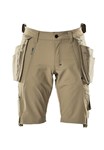 Mascot Advanced short - 17149-311 - afritsbare spijkerzakken - kaki - maat C60