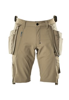 Mascot Advanced short - 17149-311 - afritsbare spijkerzakken - kaki - maat C60