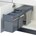 Hailo afvalemmer - tandem de luxe 2x15L - 3666.101