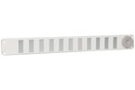 Nedco schuifrooster aluminium wit 370x40 mm