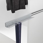 Menage confort stropdas- en riemhouder l uittr -18- d=458 zilver-grijs