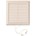 Nedco schuifrooster luxe 160 x 160 mm wit met koord