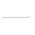 DX Kogelketting 2.4mm rol 50 mtr messing vernikkeld