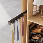 Menage confort Chic Line Stropdas- en riemhouders - antraciet