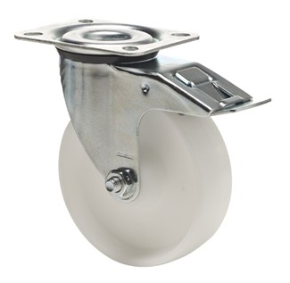 Colson Zwenkwiel nylon met rem 160 mm - 350 kg