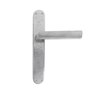 Dauby deurkruk op schild - Pure PH1930 / P40 - mat wit brons - blind