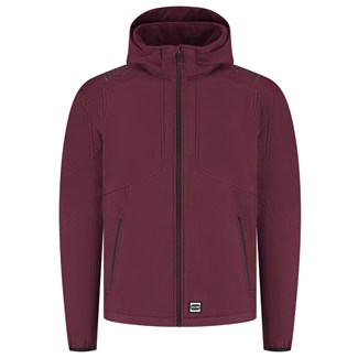 Tricorp Softshell Capuchon Luxe Redefined 406104 bordeaux rood - maat 5XL