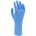Showa 7585PF 100% nitril wegwerphandschoen (50x) blauw maat S