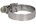 Slangklem - stalen band - 4 snelklem gegalvaniseerd - 20-32 mm