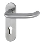 Hoppe AP-kruk-schild ovaal cilindergat 72 FS-138F/3331k f1