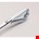FLORA papierpakker/afvalknijper - aluminium - 105 cm  - grijpopening 10,5 cm