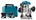 Makita accu boven- en kantenfrees - DRT50ZJX2 - 18V - excl. accu en lader - in Mbox met accessoires