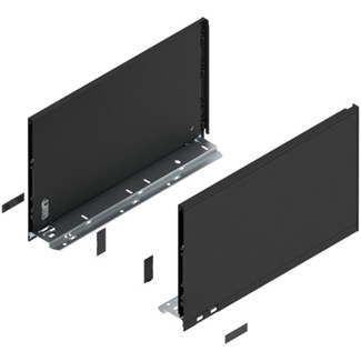 blum LEGRABOX zijkant L+R  F-hoogte, 400mm Kleur: carbon zwart