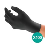 Ansell MICROFLEX® 93-852 Nitril wegwerphandschoenen (100x) zwart - latex/poedervrij maat 8/M