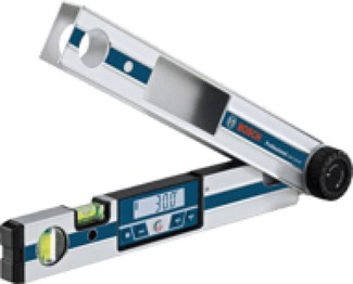 Bosch hoekmeter - GAM 220 MF Professional - 0-220° - digitaal - waterpas - batterij AA