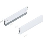 Blum MERIVOBOX zijkant M-hoogte, R+L, 400mm Kleur: zijdewit