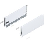 Blum MERIVOBOX zijkant K-hoogte, R+L, 350mm Kleur: zijdewit