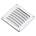 Nedco schoepenrooster alu. 155 x 155 mm