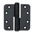 BSW kogelstiftpaumelle - RD BB 807 BV - BlackVelvet - 89x89x3 mm - draairichting 1 - zwart