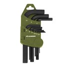 XHANDER Inbussleutelset 9-delig - 1,5 tot 10 mm in houder