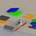 Gebr. Bodegraven drukplaten - met sleuf - 5 mm - kunststof - rood - 192 st