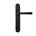 Dauby deurkruk op schild - Pure PHL"L+L" / P40 - verouderd ijzer zwart - blind