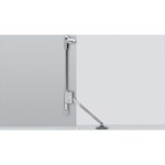 Klephouder Klassik D met magnetische sluiting / 465, rechts, vernikkeld