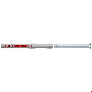 fischer constructieplug [10st] - DuoXpand T - verzonken kop - 10x80mm