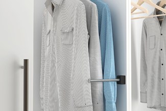 Menage confort h-plus garderobestang+mouwbeschermer antra