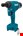 Makita accu blindklinknageltang - DRV250ZJ - 18V -  t/m 6,4 mm - excl. accu's en lader - in Mbox