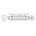 DX spanschroeven/draadspanner - haak/oog - M6x110mm - 1480-06A