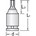 GEDORE slagmoerdopsleutel - 1/2" - TORX - T30