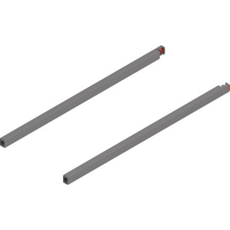 Blum Reling L+R  voor MERIVOBOX, 500mm  Kleur: Indium grijs