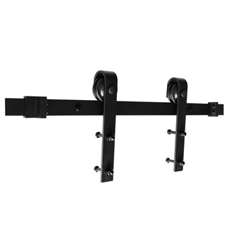 Ivana 53931 Retro schuifdeurbeslag 20-1 zwart - lengte 200cm 