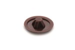 HECO afdekkapje - voor Hecofix pzd2 4-5 - RAL 9005 zwart - 500 stuks