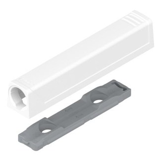 blum TIP-ON lange Adapterplaat recht*maat A20/32 Kleur: SEIW zijdewit